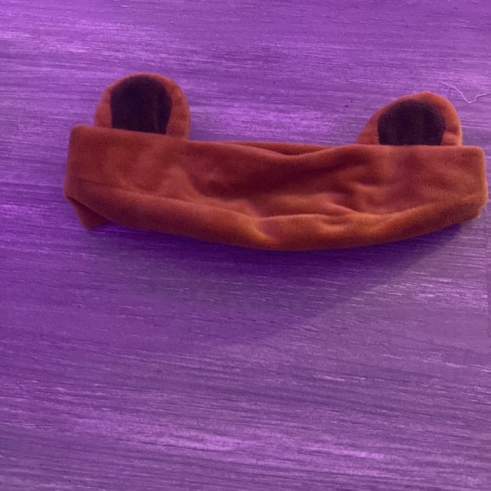 Teddy bear headband brown FITS ALL